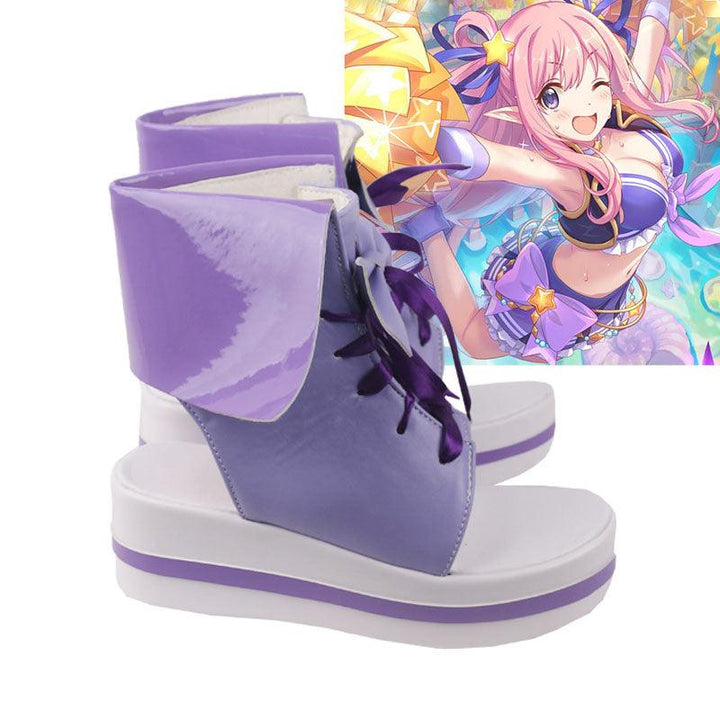 princess connect re dive kashiwazaki hatsune swimsuit anime game cosplay sandals shoes