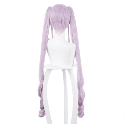 coscrew anime princess connect re dive kyoka purple long cosplay wig 499d