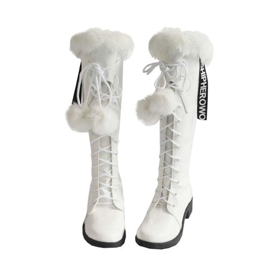 arknights poca game cosplay boots shoes for carnival anime party