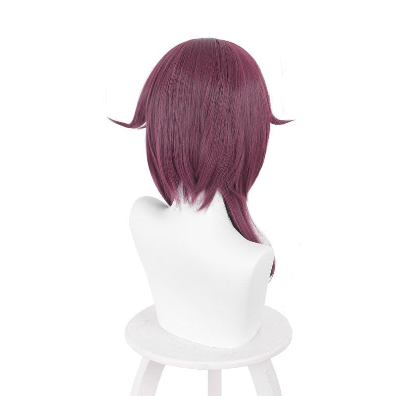 game genshin impact rosaria purple cosplay wigs