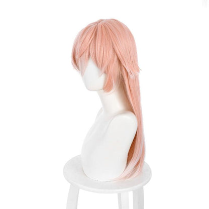 game genshin impact yanfei pink long cosplay wigs