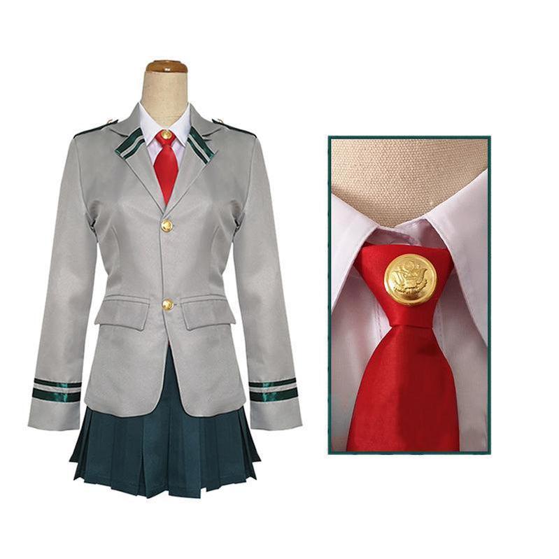 anime my hero academia female school uniform cosplay costume