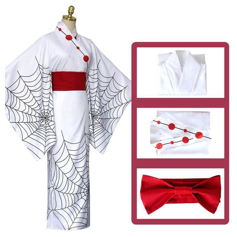 anime demon slayer kimetsu no yaiba rui kimono cosplay costumes