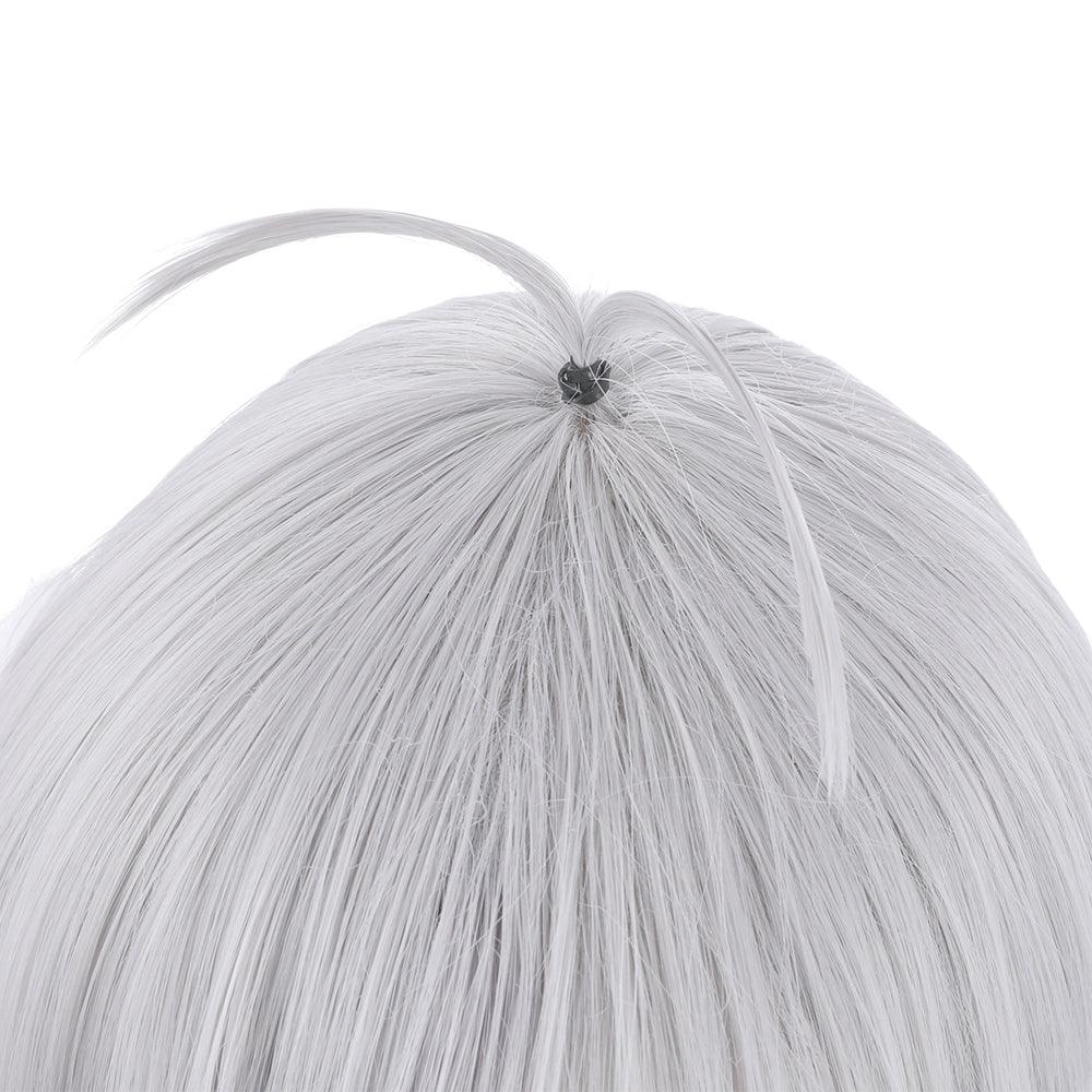 coscrew Anime Princess Connect! Re:Dive Kokkoro White Short Cosplay Wig 499A - coscrew