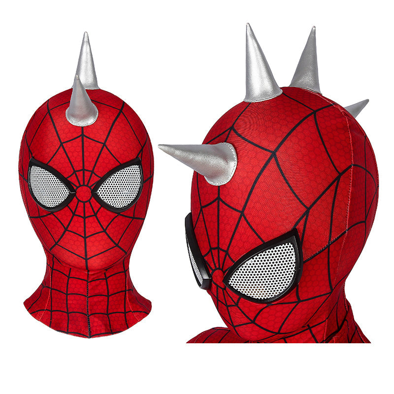 spider man ps4 spider punk suit kids jumpsuit cosplay costumes