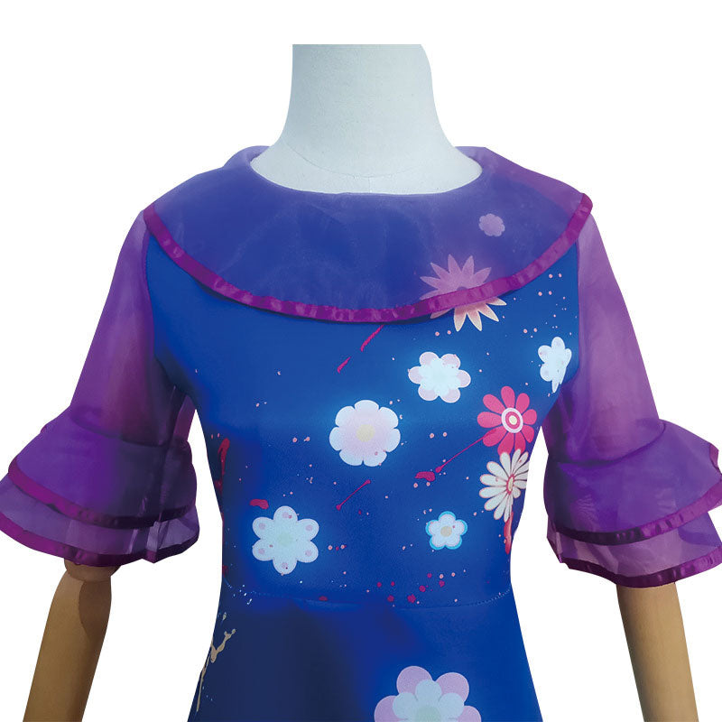 Encanto Isabela Madrigal Kids Dress Cosplay Costumes – coscrew
