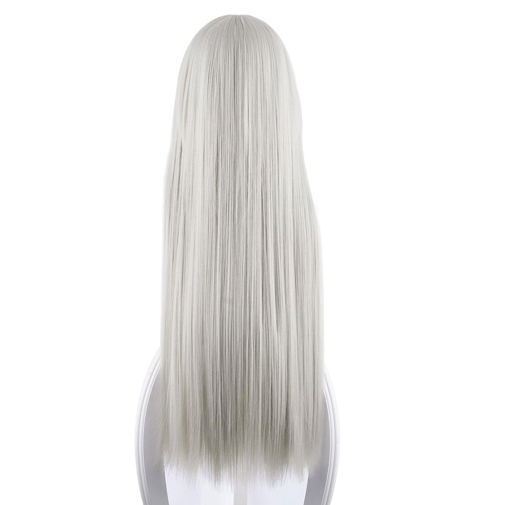 coscrew Anime Cheating Allowed Momobami Ririka Cinerous Long Cosplay Wig 441D - coscrew