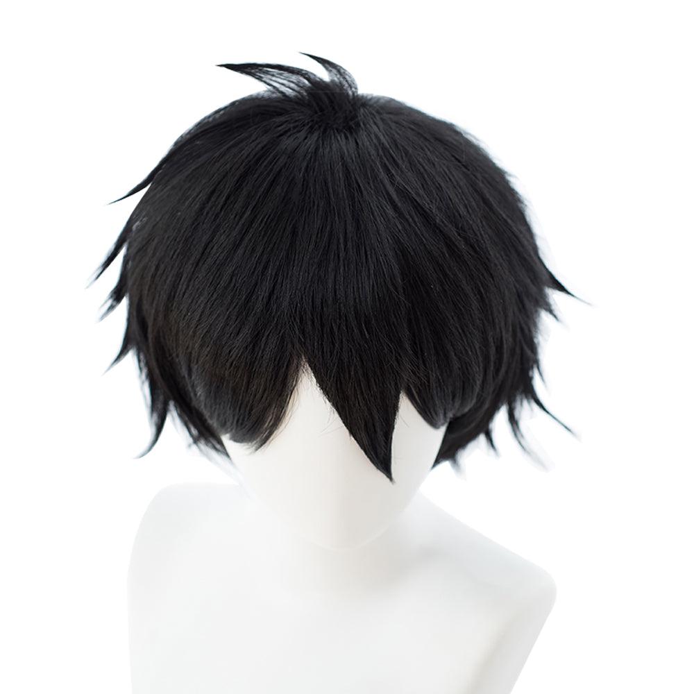 coscrew anime angels of death isaac foste zack black short cosplay wig 461h