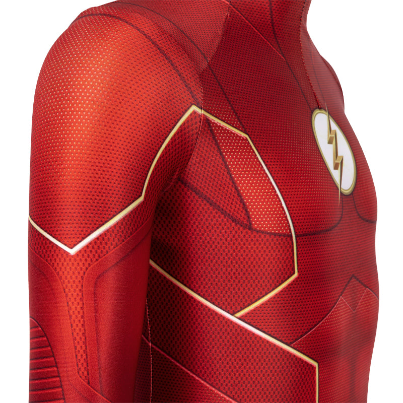 the flash season 6 barry allen kids jumpsuit cosplay costumes