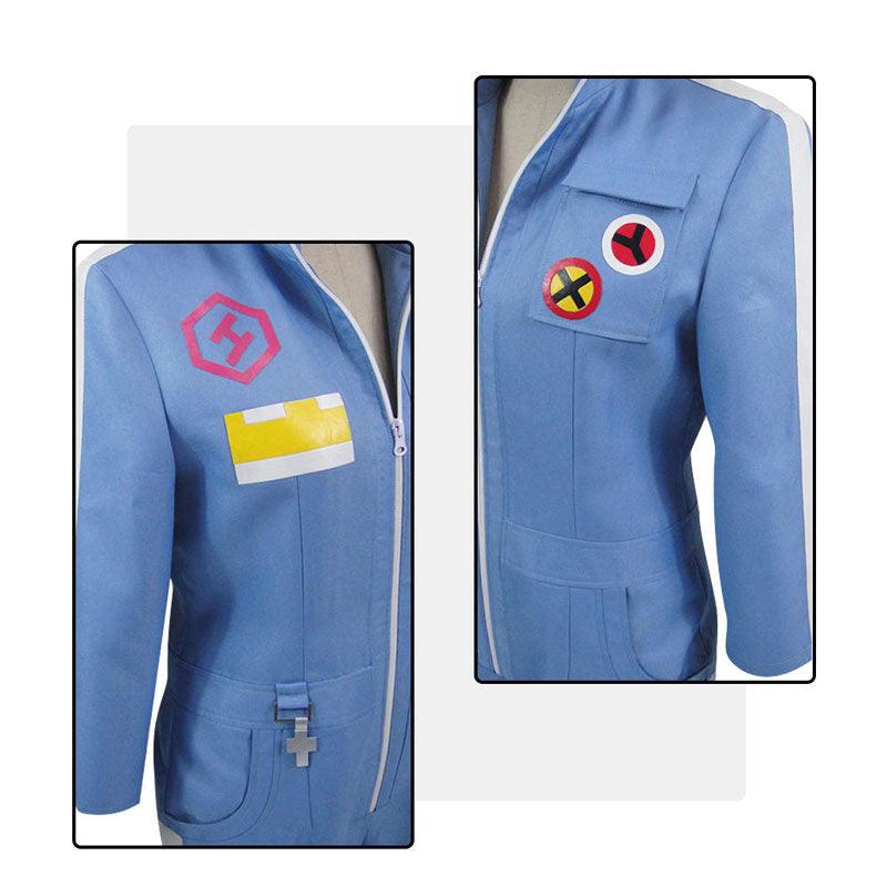 anime danganronpa 2 goodbye despair kazuichi souda blue uniform cosplay costumes