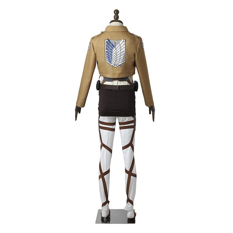 anime attack on titan eren jaeger the wings of freedom survey corps uniform set cosplay costume