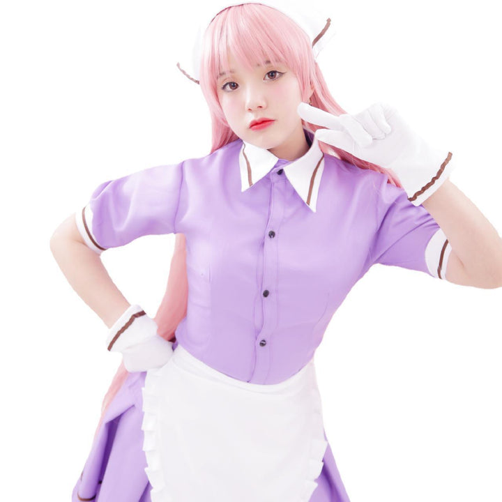 Training Maid Coffee Waitress Maid Outfit Lolita Dress Anime Game Fancy Cosplay Costume