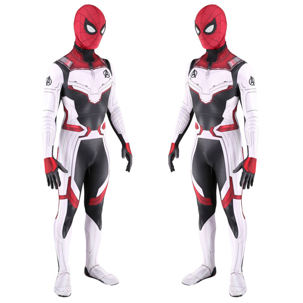 endgame quantum realm spider man deadpool suit jumpsuit halloween bodysuit for kids adult