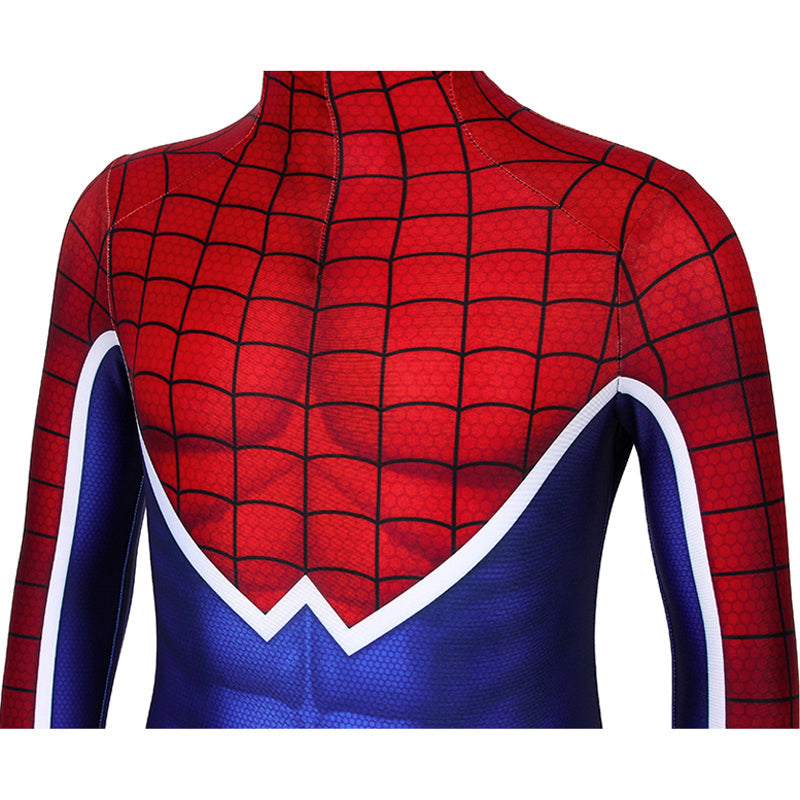 spider man ps4 spider punk suit kids jumpsuit cosplay costumes