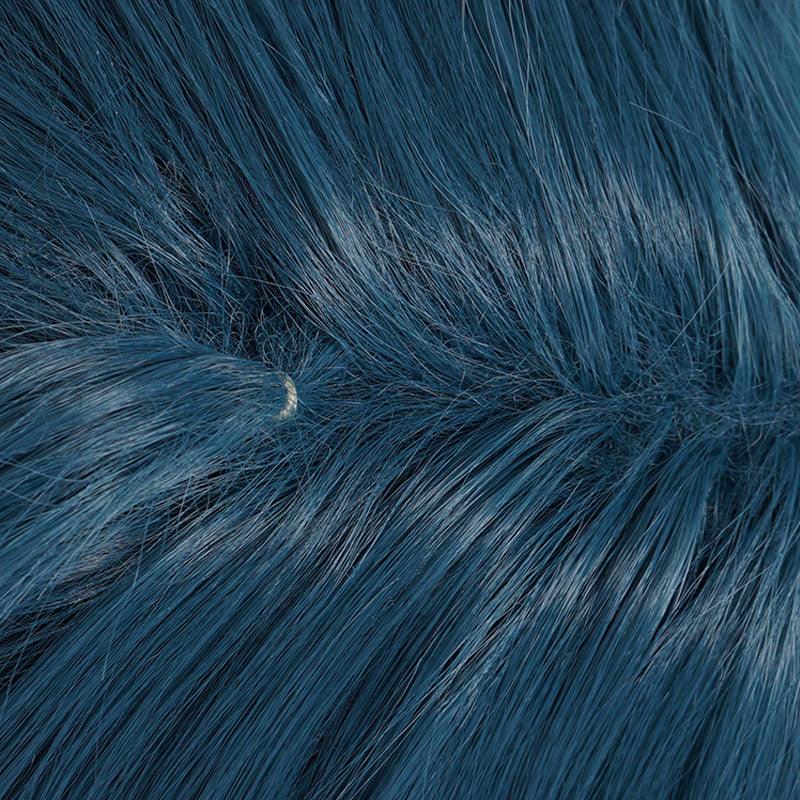 game genshin impact xiao dark green cosplay wigs