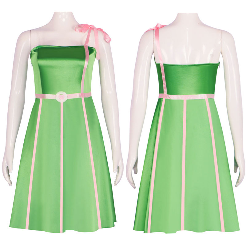 barbie movie 2023 barbie green dress cosplay costumes