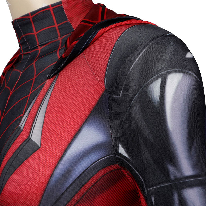 spider man ps5 crimson cowl suit cosplay costume