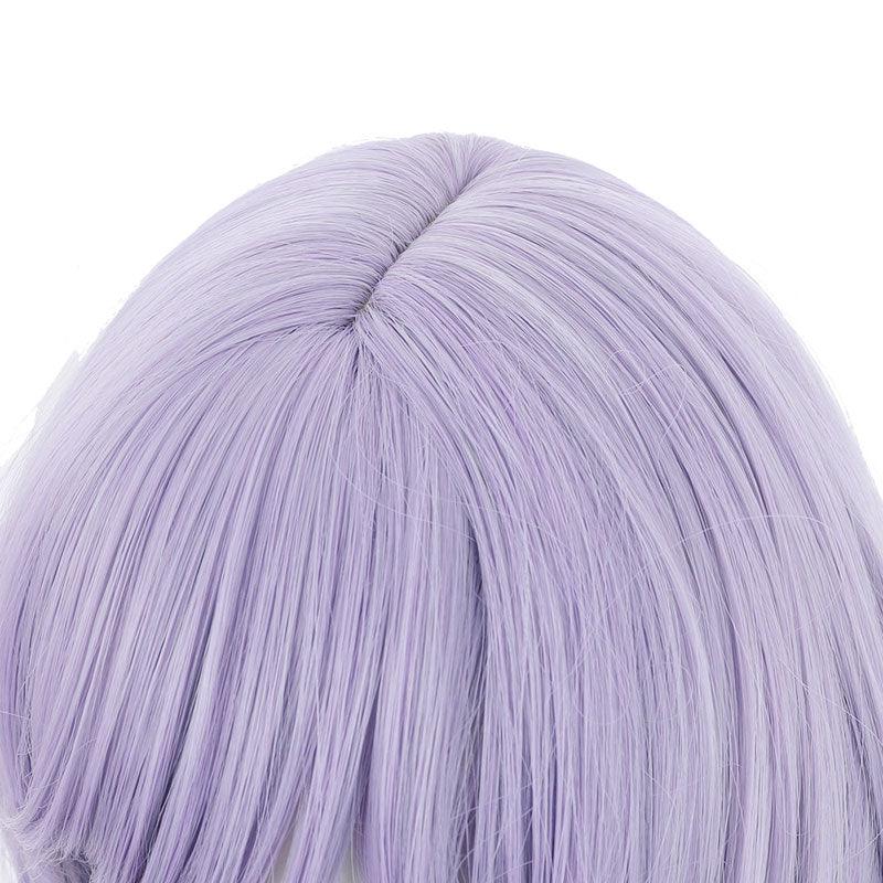 game genshin impact qiqi purple braid cosplay wigs