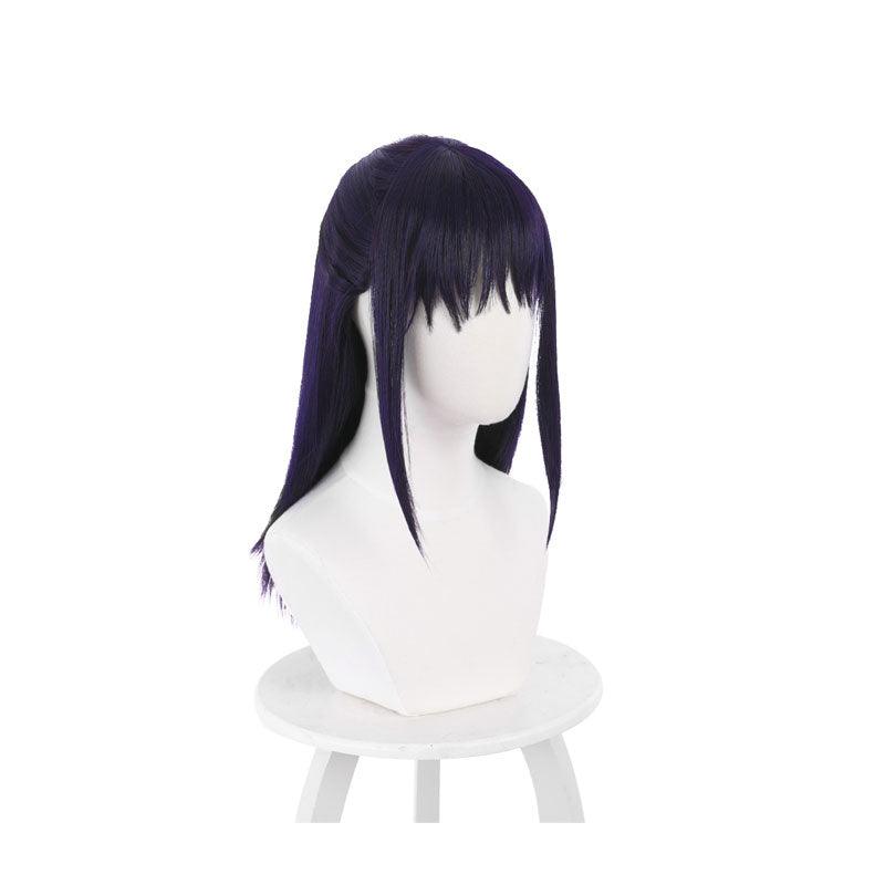 anime jujutsu kaisen iori utahime dark purple cosplay wigs