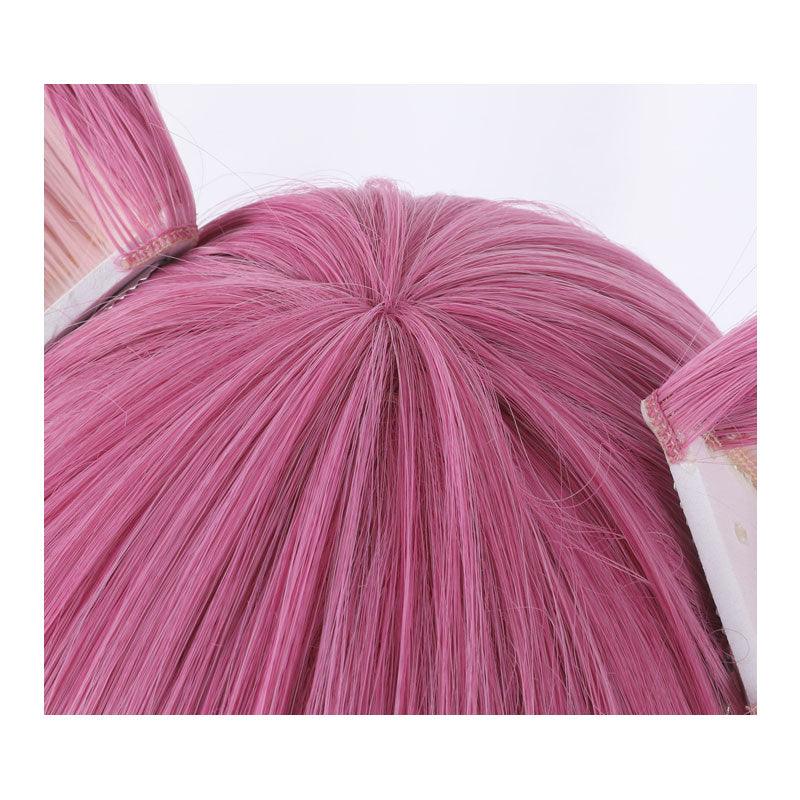 game lol spirit blossom ahri pink long wavy cosplay wigs