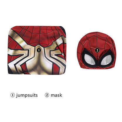 spider man 3 no way home peter parker jumpsuit cosplay costumes with headgear