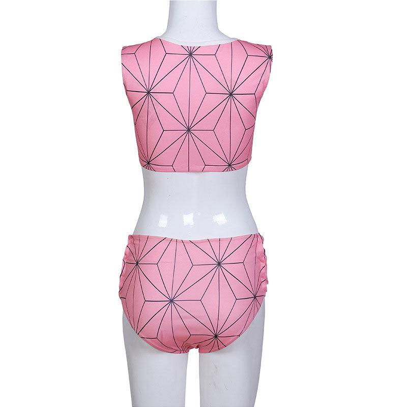 anime demon slayer kimetsu no yaiba nezuko kamado swimsuit cosplay costumes 1