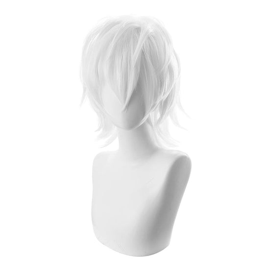 coscrew anime a certain magical index accelerator white short cosplay wig 474e