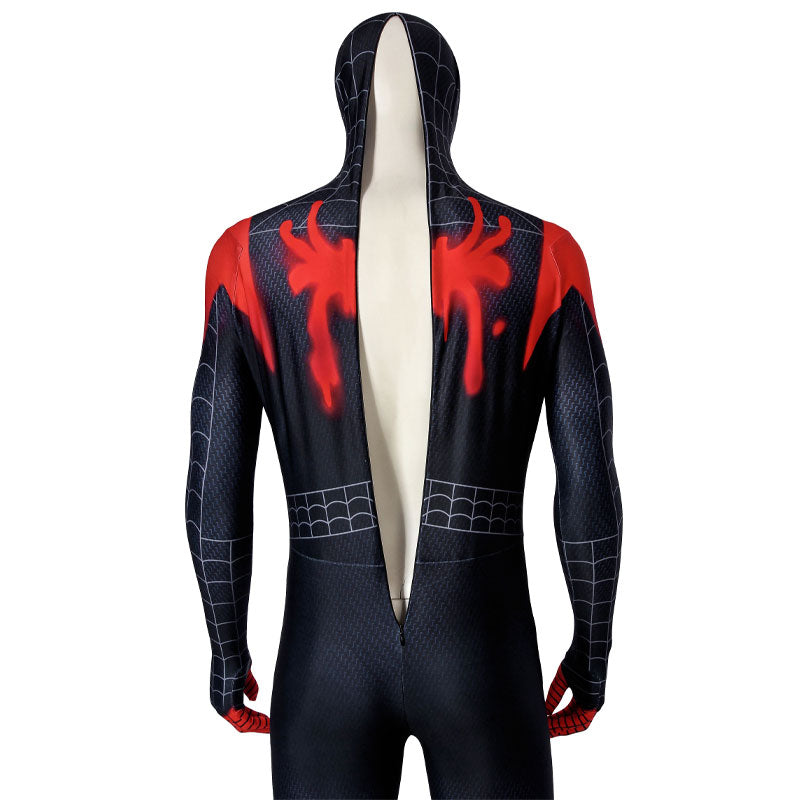 spider man into the spider verse miles morales jumpsuit cosplay costumes