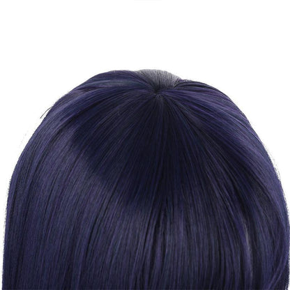 game genshin impact yun jin long dark purple cosplay wigs