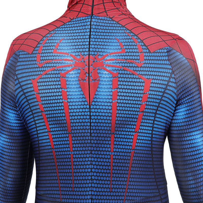 the amazing spider man peter parker jumpsuits child cosplay costume