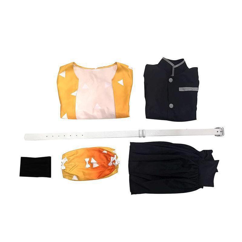 anime demon slayer kimetsu no yaiba zenitsu agatsuma kimono cosplay costumes
