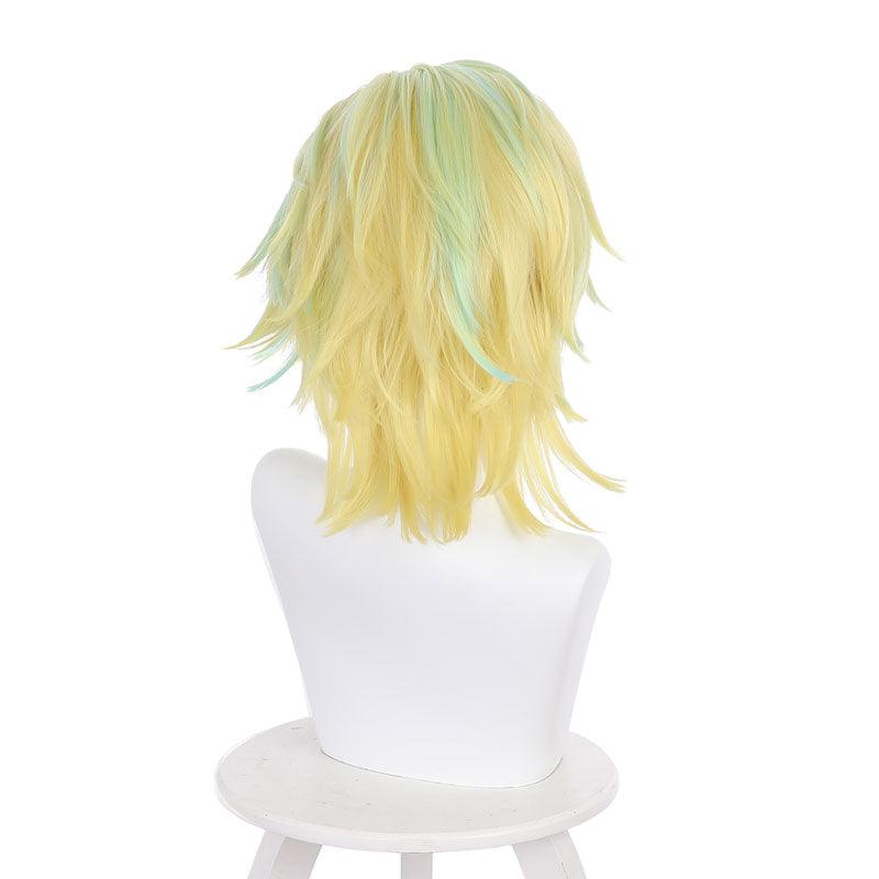 anime tokyo revengers rindo haitani yellow blue cosplay wigs