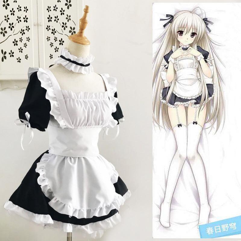 Yosuga No Sora Kasugano Sora Maid Outfit Lolita Dress Anime Fancy Cosplay Costume