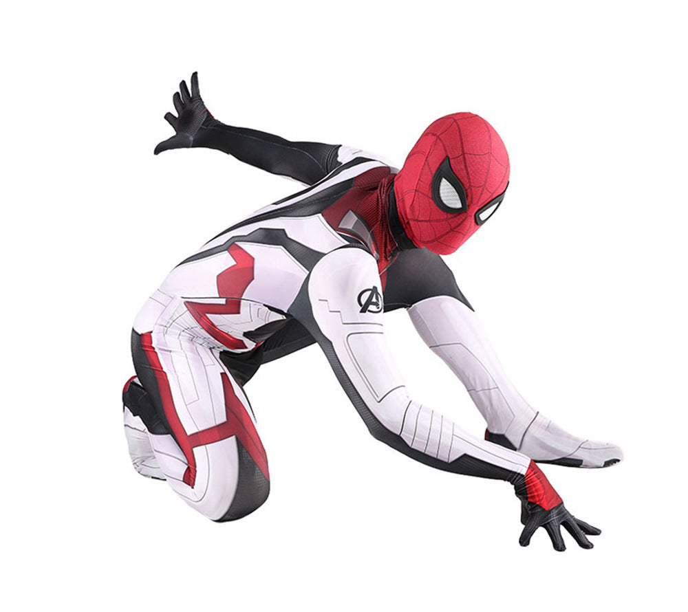 endgame quantum realm spider man deadpool suit jumpsuit halloween bodysuit for kids adult