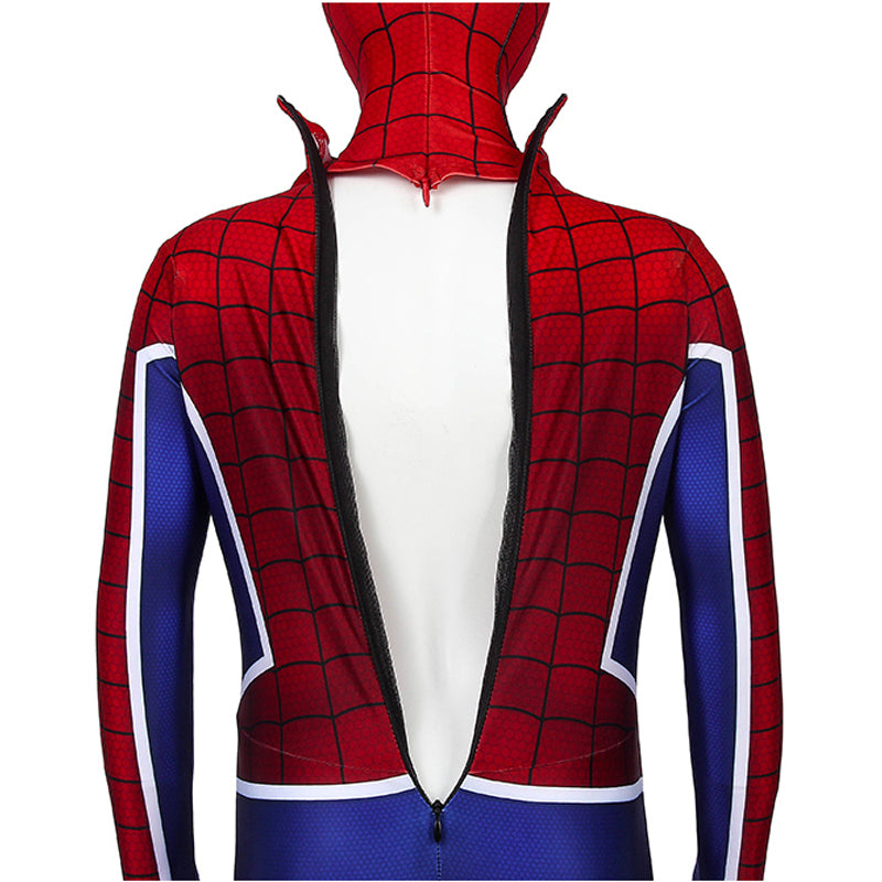 spider man ps4 spider punk suit kids jumpsuit cosplay costumes