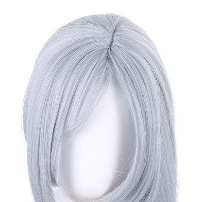 game genshin impact shenhe long grey twist braid cosplay wigs