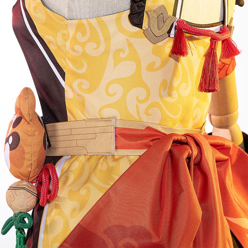 game genshin impact xiangling fullset cosplay costumes