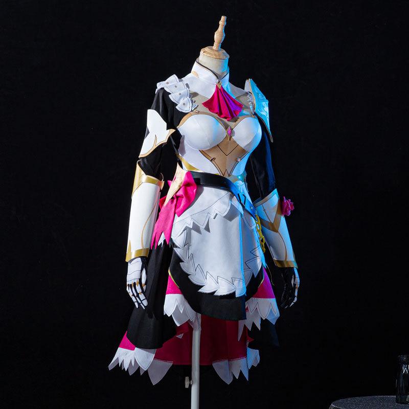 game genshin impact noelle fullset cosplay costumes