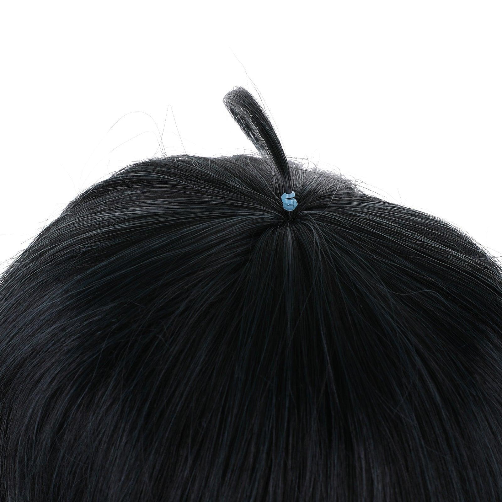 coscrew Anime Cosplay Wigs for TAKT ASAHINA black Cosplay Wig of takt op.Destiny 529D - coscrew