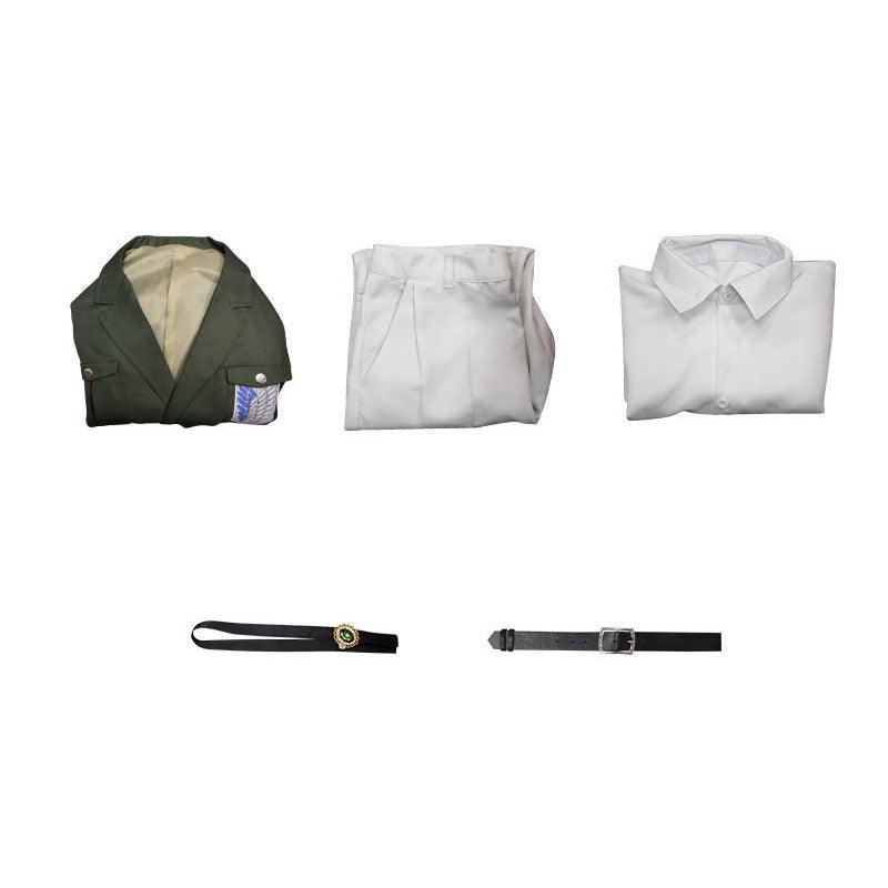 anime attack on titan 4 season mikasa ackerman survey corps uniform set cosplay costume