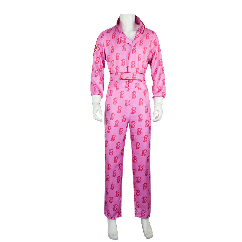 barbie movie 2023 ken pink onesies cosplay costumes
