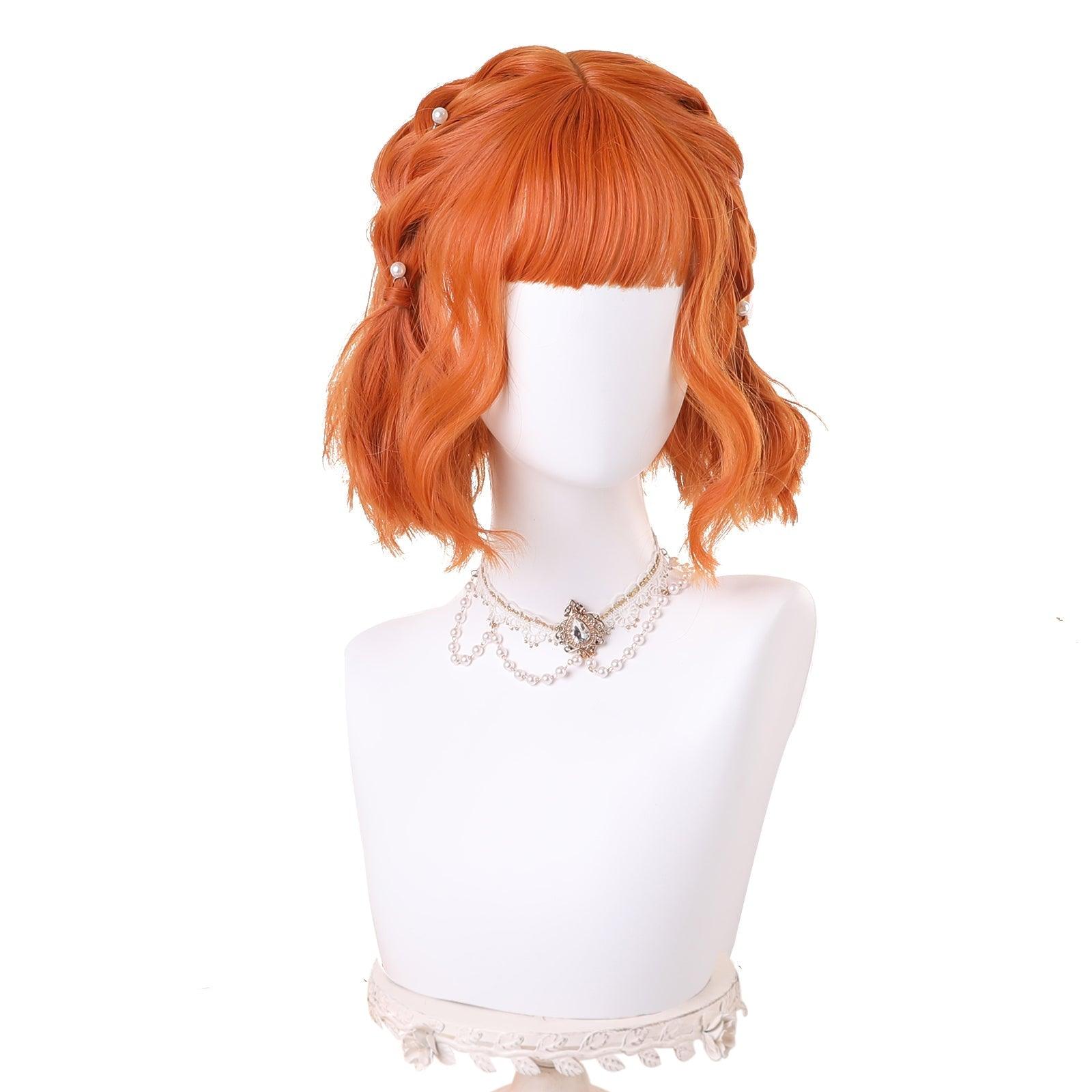 coscrew Rainbow Candy Wigs Orange Short Lolita Wig LOLI-003 - coscrew