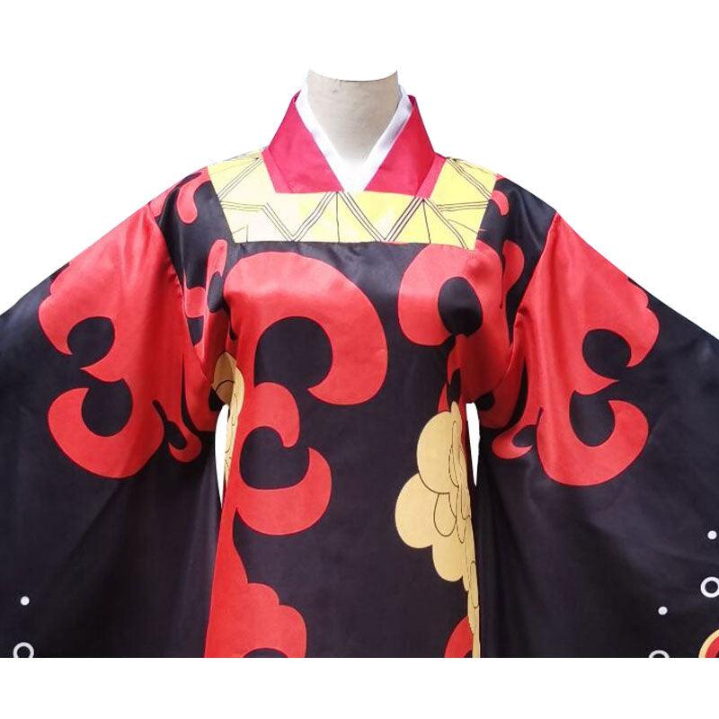 anime demon slayer kimetsu no yaiba kamado tanjuurou dance of the fire god hinokami kagura cosplay costume