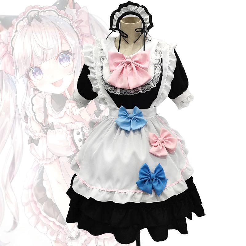 Anime Sailor Moon Maid Outfit Lolita Dress Japanese Cute Fancy Dress Cosplay Costume