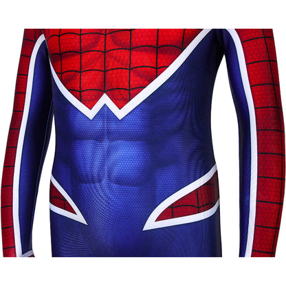 spider man ps4 spider punk suit kids jumpsuit cosplay costumes