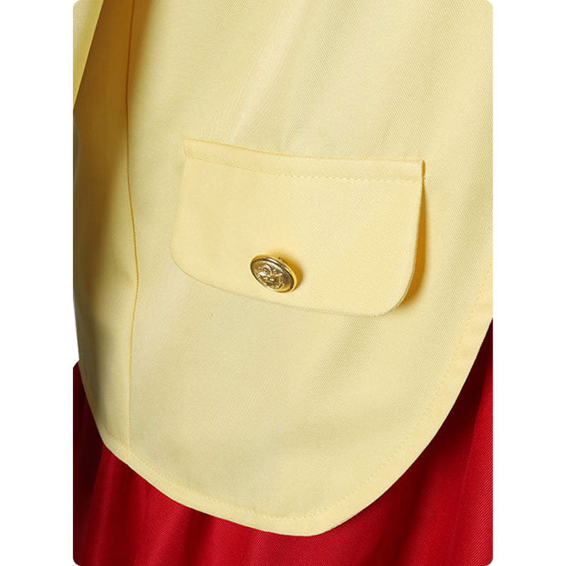 anime spy family anya forger child red dress cosplay costumes