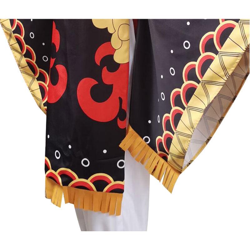 anime demon slayer kimetsu no yaiba kamado tanjuurou dance of the fire god hinokami kagura cosplay costume