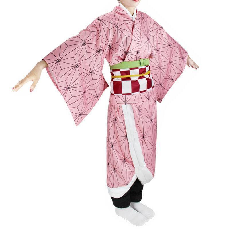 anime demon slayer kimetsu no yaiba nezuko kamado kimono cosplay costume