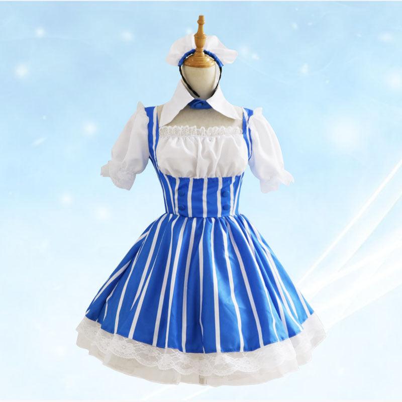 How to Raise a Boring Girlfriend Megumi Kato Maid Outfit Dress Anime Fancy Cosplay Costume