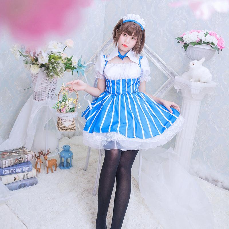 How to Raise a Boring Girlfriend Megumi Kato Maid Outfit Dress Anime Fancy Cosplay Costume